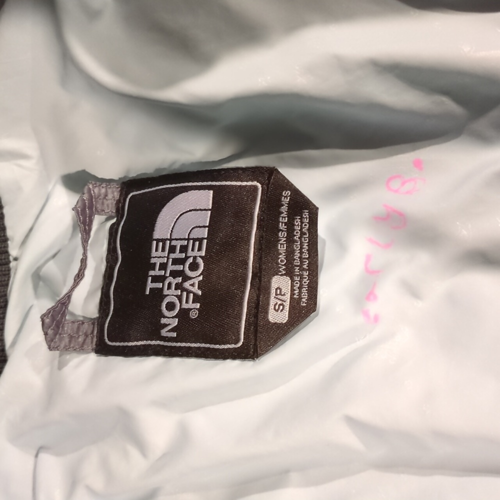 The North Face 600 Down Puffer jacket/coat women's size small color silver - Picture 2 of 16